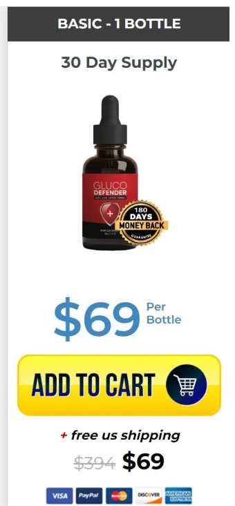 Glucodefender 1 Bottle